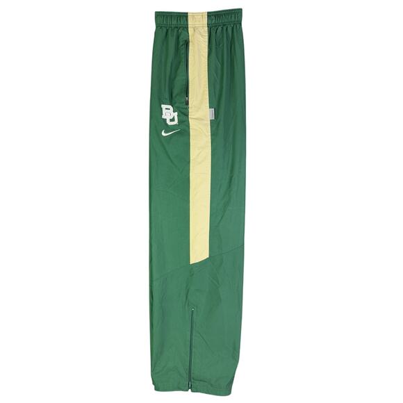 Nike Baylor Bears Storm Fit Woven Pants Vintage 2004 Green Gold Men 2XL XXL NCAA - Picture 1 of 14